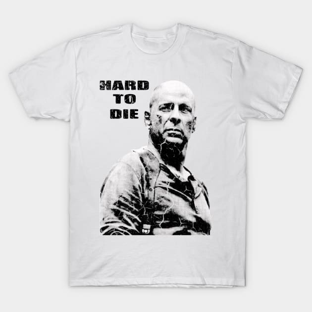 WHITE HARD TO DIE T-Shirt by MiaMagic